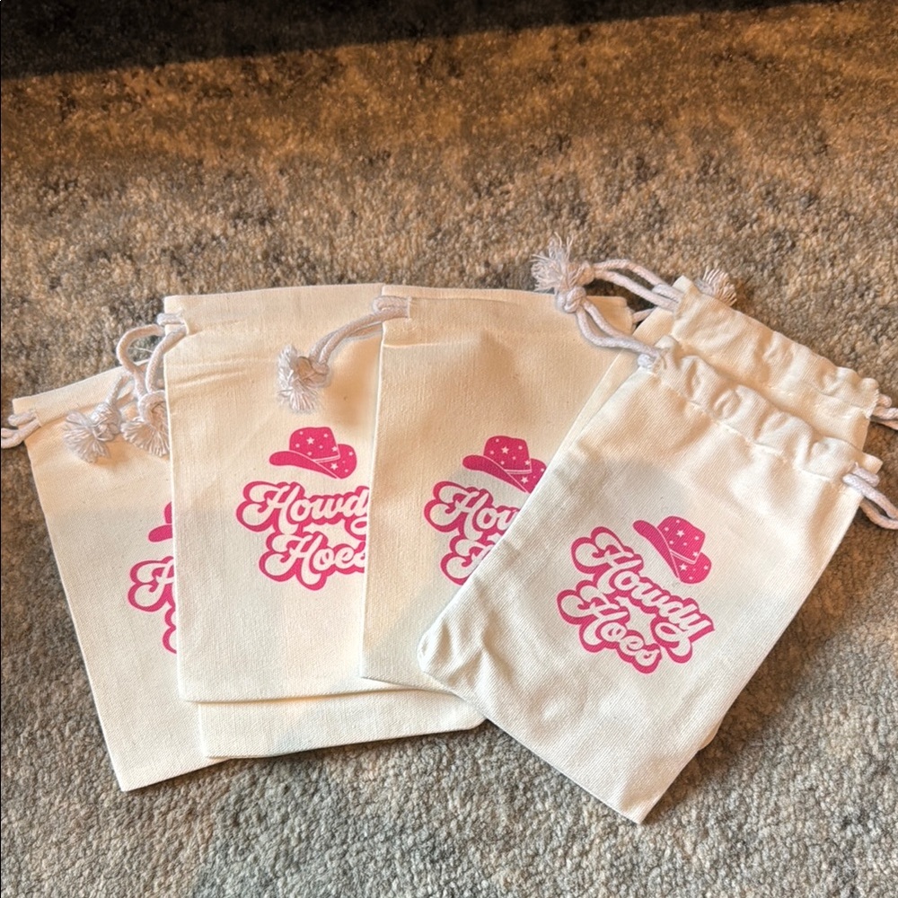 “Howdy Hoes” Western 4x6” Pouches - set of 6